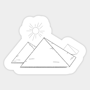 Egypt landscape Sticker